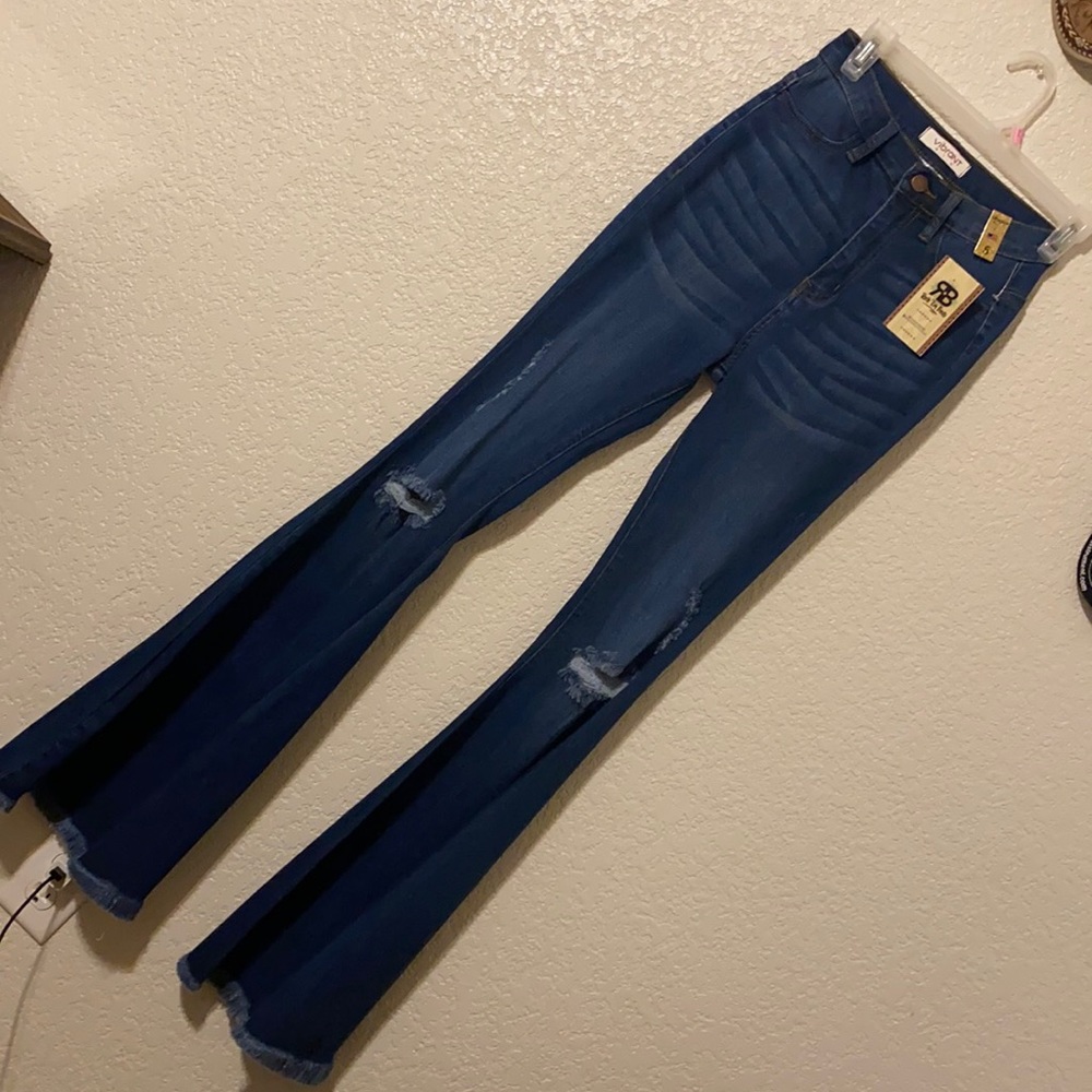 Vibrant Bell Bottom Jeans